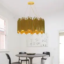 Postmodern designer simple personality villa hall Chandelier Galliano round chandelier Advanced art lamp Light luxury Chandelier