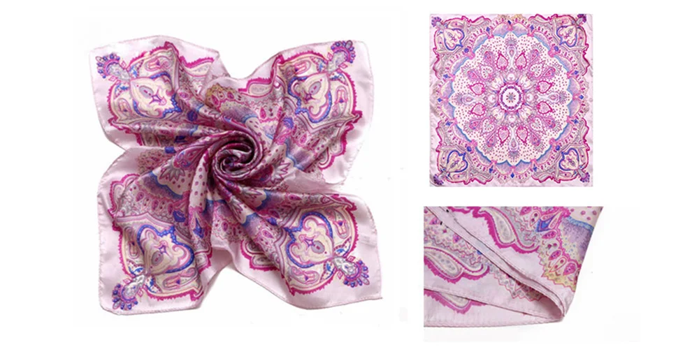 Silk Print Scarf (11)