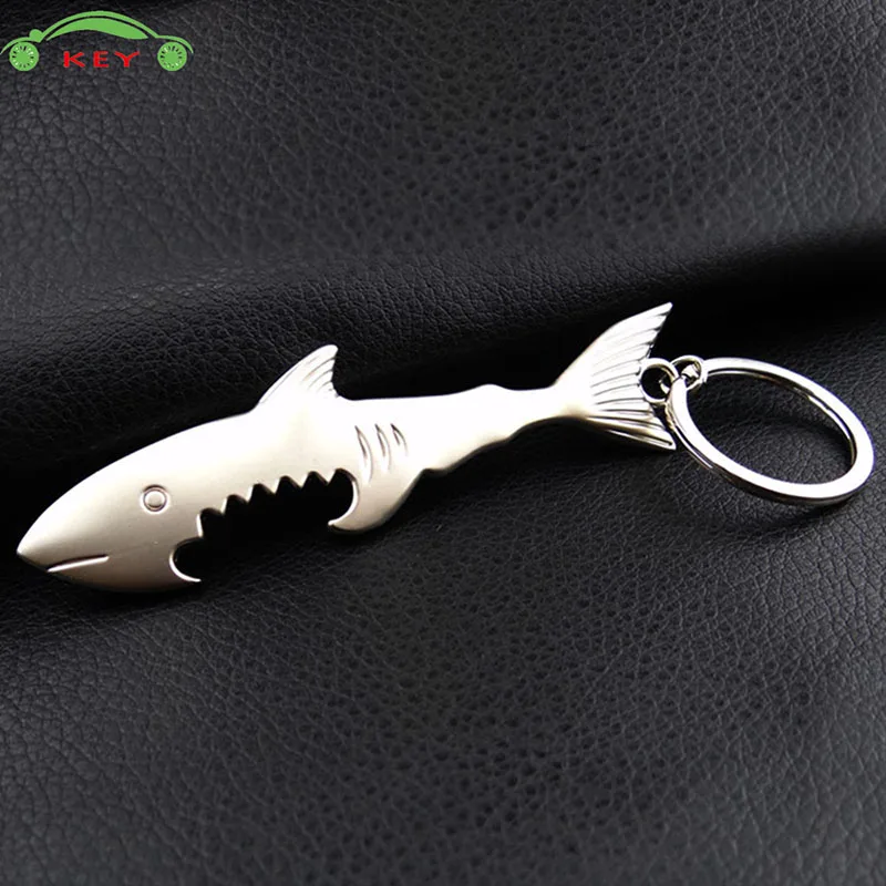 

Creative Shark Fish Metal Car Keychain Auto Motorcycle Key Chain for Audi Nissan Dodge Toyota BMW Mercedes Yamaha Volvo Keyring