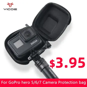 

Gopro Accessories Protection Case Bag Box For GoPro hero 7/6/5 Small Size EVA Collecting Bag Action Camera Accessories