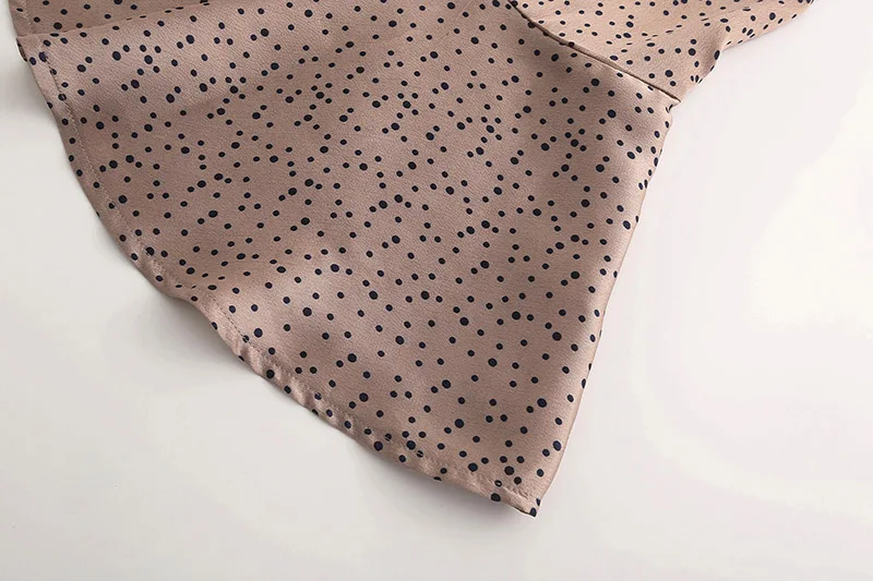 Forefair Polka Dot Summer Dress A Line Sexy  (12)