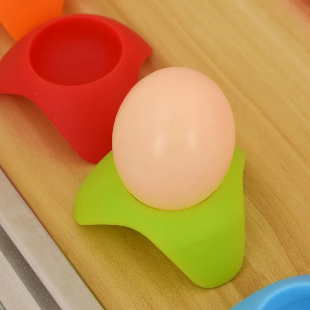 Egg Holder Cups Made Of Food Grade Silicone Non slip And Flexible Easy