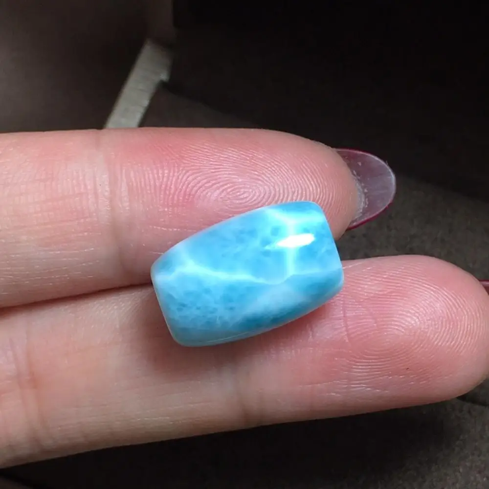 

Larimar Beads 3.38grams Natural Larimar Gemstones Loose Stones Loose Gems for Jewelry Making