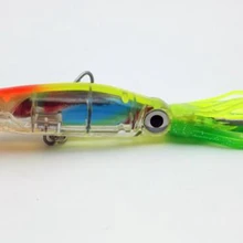 YINGTOUMAN 2 шт./партия, 6 цветов на выбор, приманка осьминога, 14 см/40 г, приманка для бороды, бионический крючок с твердой приманкой, милые рыболовные снасти