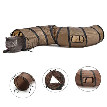 

"S"Funny Pet Foldable Pet Cat Tunnel Indoor Outdoor Pet Cat Training Toy For Cat Rabbit Animal Play Tunnel Tube S-Joint