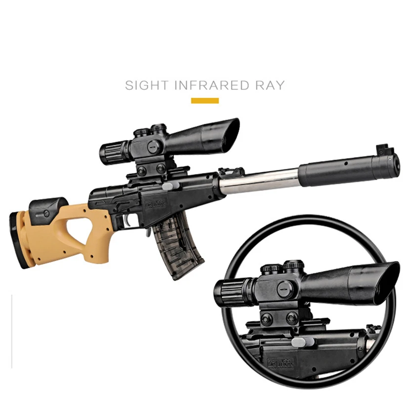

Hot VSS Toy Rifles Gun Manual Sniper Rifle With Orbeez Water Bullets Toys Guns For Children Playing Games Silah Airsoft Air Arma