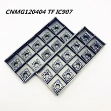 Carbide tool CNMG120404 TF IC907 metal turning lathe tool CNMG120404 CNC machine tools parts milling cutter steel processing 7pcs steel knurling tool 0 5 1 2mm diagonal dual wheel linear knurl set lathe cutter machine tools accessories