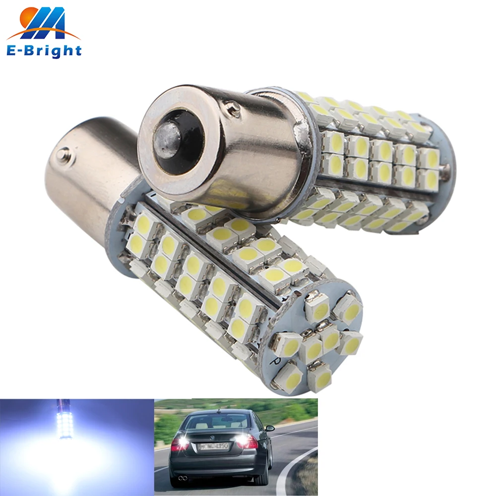 

10 pcs 1156 BA15S 12V DC 1210 68 SMD LED Cars Tail Backup Light Bulb 1073 1141 1129 Turn Signal Reverse Lamp