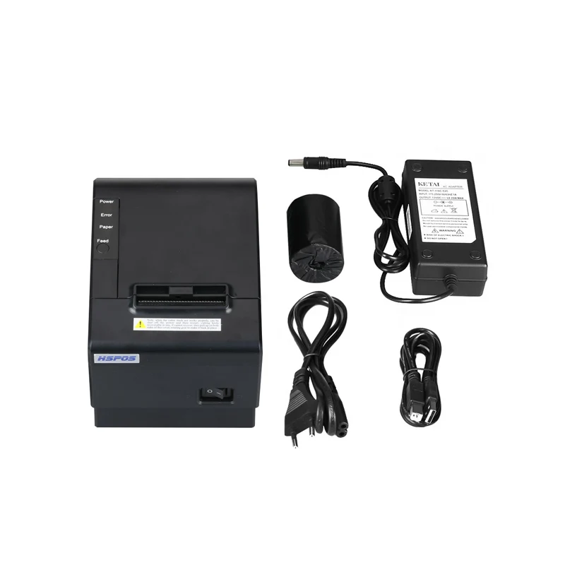 58 мм lan порт Термальный чековый принтер USB POS Поддержка windows linux система для