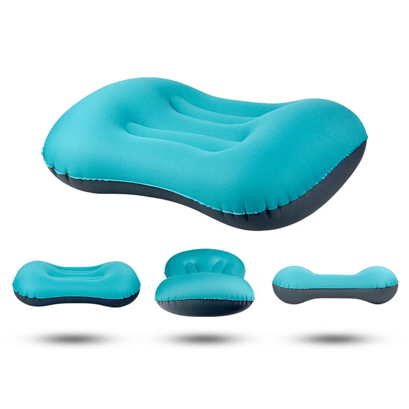

Ultralight Portable TPU Outdoor Travel Inflatable Pillow Soft Compressible Travel Air Pillow Neck Multifunctional Camping Mat