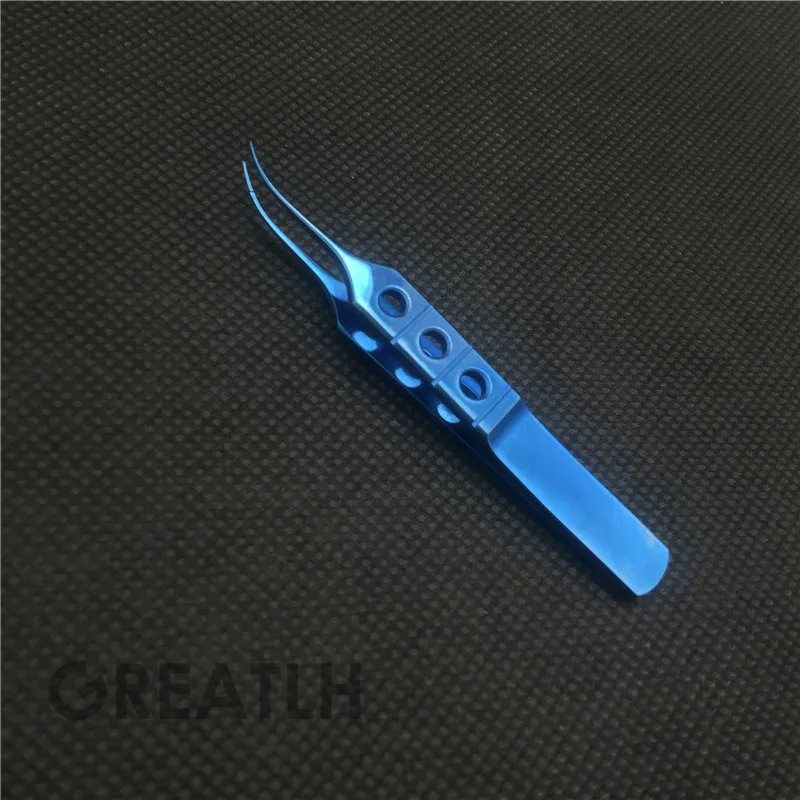 

Titanium Curved Tying Forcep 85mm ophthalmic eye surgical instrument