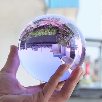 

1pcs Multicolor Photography Crystal Ball Ornament FengShui Globe Divination Quartz Magic Glass Ball Home Decor Sphere Lens ball