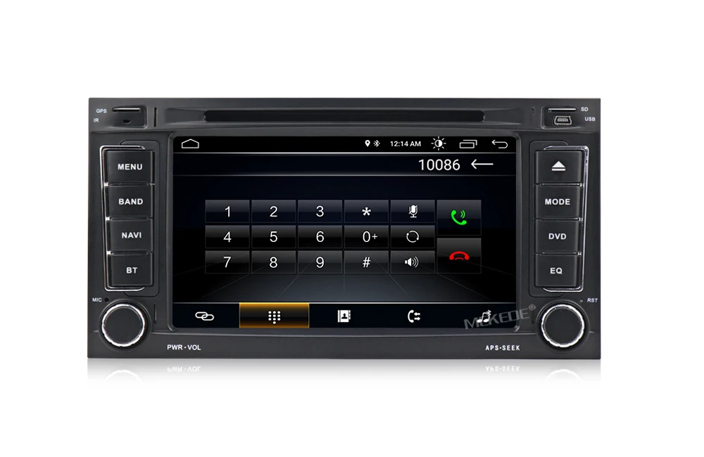 Perfect Car Multimedia Player GPS Android 8.1 2 Din Autoradio Car DVD Player For VW/Volkswagen/Touareg/Transporter T5 Radio FM 9