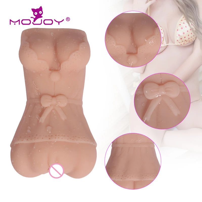 MOJOY пластиковый мастурбатор Вагина настоящая киска девственница карманная
