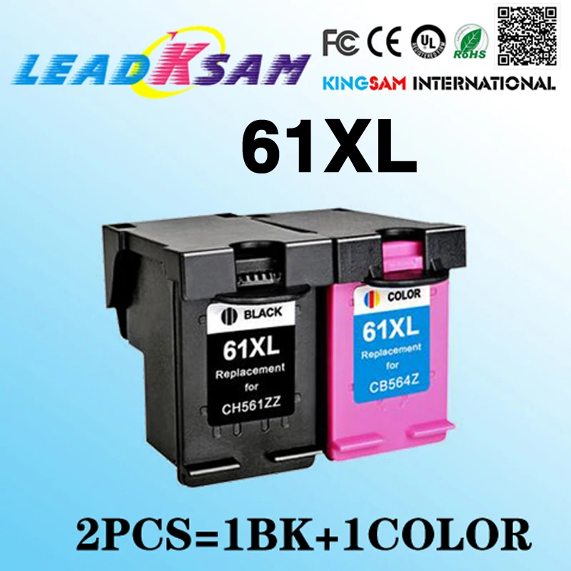 61XL ink cartridge compatible for HP 61 for HP61 DeskJet 1000 3000 1050 1055 2050 3050 Printer