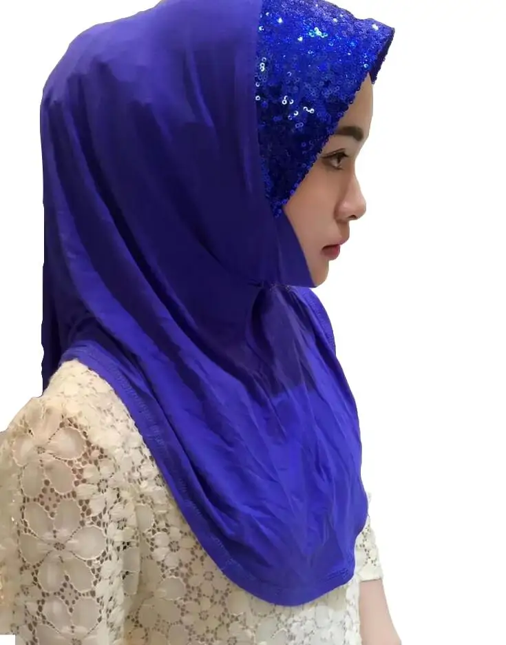 Блестящая шапка под хиджаб одна деталь Amira Hijabs мусульманский женский платок на