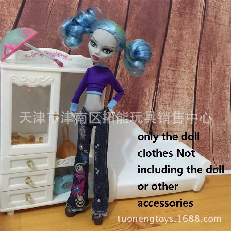 Модная партия для продажи, Оригинальная одежда monster high, кукольная юбка, костюм для отдыха, аксессуары для одежды