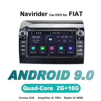

Navirider OS 9.0 Car Android Player For FIAT DUCATO stereo radio gps navigation bluetooth TDA7851 Amplifier sound System