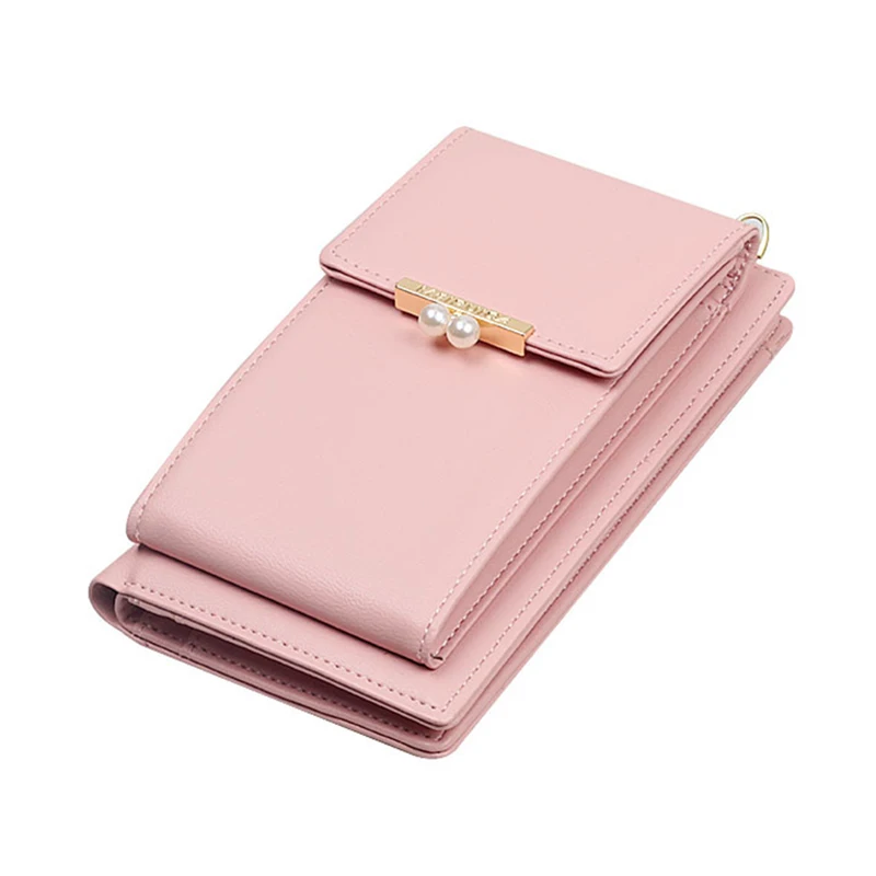 

Women Bag Pearl Zipper Single Shoulder Bags Multi-function Solid Color Messenger Bags LT88