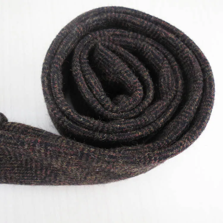 1 шт./лот) для мужчин коричневый волнистые Pinstripe Wool галстук полноценно атмосферу очень Джентльмен/небольшое количество