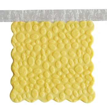 

16cm Acrylic Rolling Pin Designed Fondant Cake Impression Rolling Pin Pastry Roller Embossing Baking Tools E198