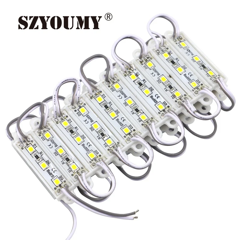 

SZYOUMY Mini 2835 3LED Module IP65 Waterproof LED Sign Backlight Modules Advertising Light Box For Led Module Channel Letter