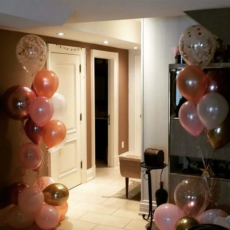 Серебряные прозрачные конфетти воздушные шары надувные прозрачные воздушные шары для дня рождения свадьбы вечеринки детский душ Декорации шарики поставки