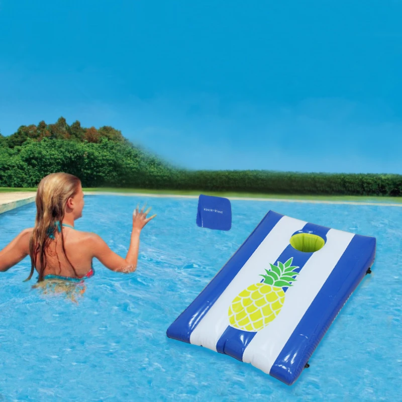 Для детей Открытый надувные игрушки для воды Corrnhole песком бросали игры вечерние одежда заплыва кольцо бассейн поплавок аксессуары