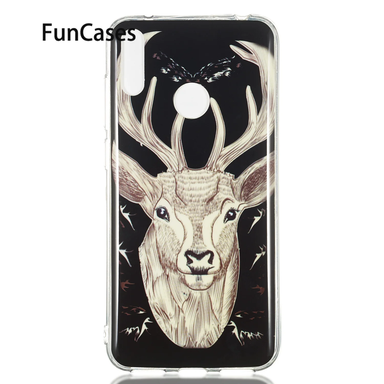 Smartphone Cover For cover Huawei Y7 Pro 2019 Animal Coque Soft Silicone Protector sFor Cove Huawei etui Y7 Prime 2019 Enjoy 9
