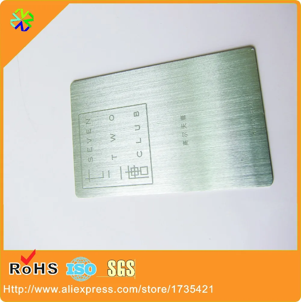 brushed metal business card 3