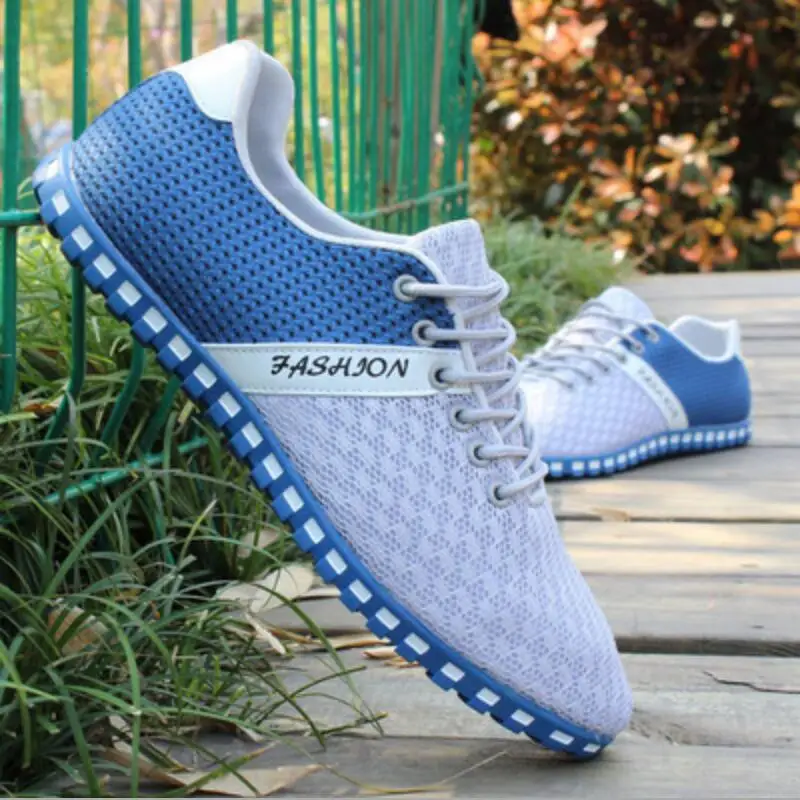 

DAFENP Summer Casual Men Shoes Air Mesh Fabric Cloth Mens Loafers Leisure Canvas Shoes Men Walk Shoes big Size zapatillas hombre