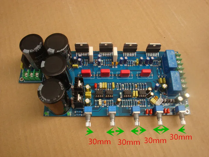 80 Вт * 2 + 160 бас 1 каналов TDA7293 NE5532 Op amp усилитель сабвуфера плата с тоном|Усилители