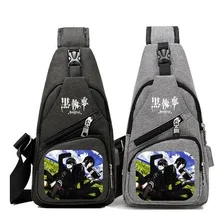 Высокая Q Аниме Kuroshitsuji сумки usb зарядка холст унисекс обувь для мужчин и женщин студент элегантный дизайн сумка