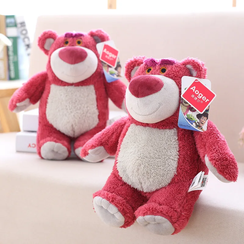 

2019 Toy Story 4 3 Strawberry Bear Stuffed Plush Toys 20/30/40cm Toy Story 4 Strawberry Bear Super Soft Gift Toys for Kids