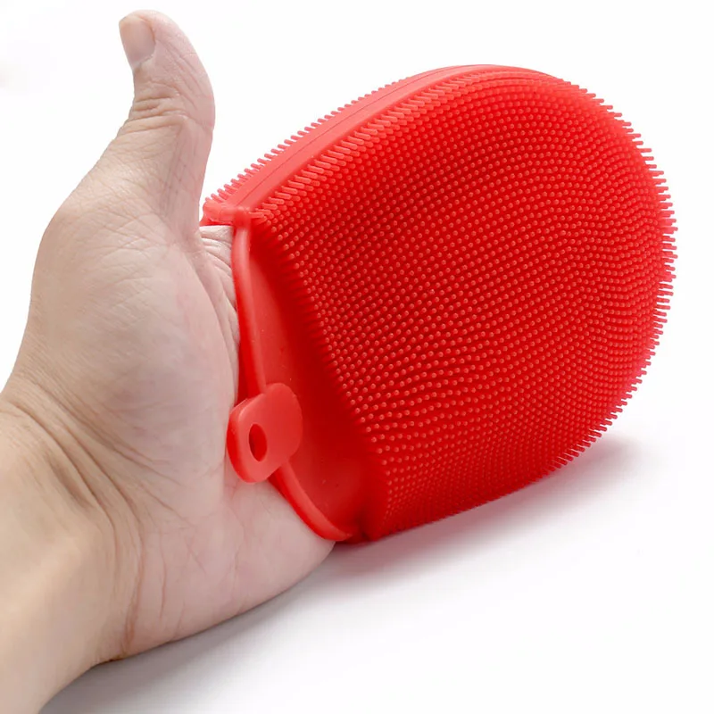 

Silicone Dish Washing Brush Repeatable Sweeping Brush kitchen Dish Food Pot Multi-function Washing Brush 6 Colors