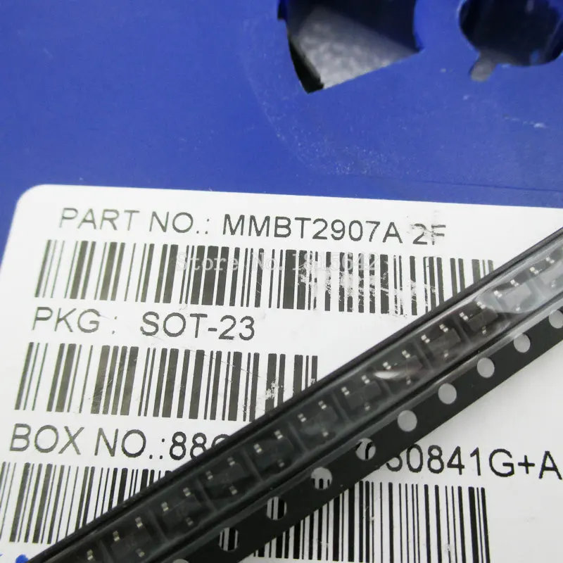 

100PCS/Lot Transistor MMBT2907ALT1G MMBT2907A MMBT2907 2N2907 2F SOT-23 0.8A/60V