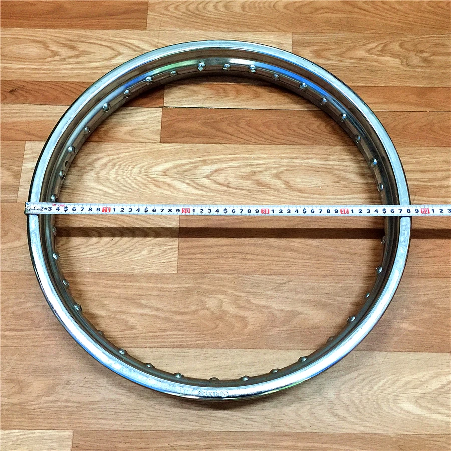 Motorcycle Wheel Motorcycle Rim 1.4/1.6/1.85/2.15/2.50/3.00x15x16x17x18x19x21 Rims 1pcs 36 Holes Stainless Steel 1.6X21