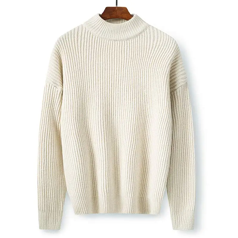 Для мужчин свитер осень и зимний свитер Для мужчин s бренд Полосатый Вязание пуловеры Для мужчин половина водолазка Повседневное трико тянуть BDK108