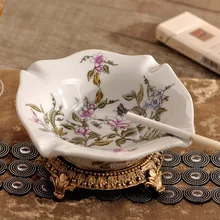 Estee LAN дай Ice узор фарфоровая пепельница европейские ретро аксессуары для дома гостиная украшения творческие практические керамика