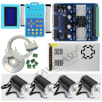 

Advanced 4 Axis TB6560 Stepper Driver Kit 2.5Nm Nema 23 Motor/PSU/Keypad/Display