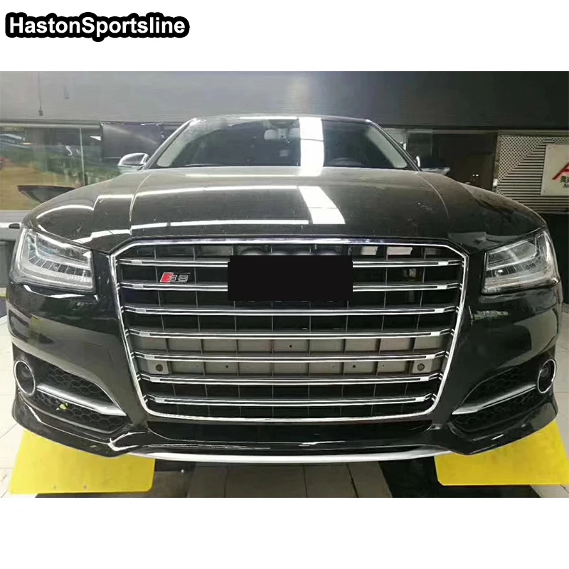 Для Audi A8 Chrome Frame передний капот Центр решетка гриль для Audi A8 S8