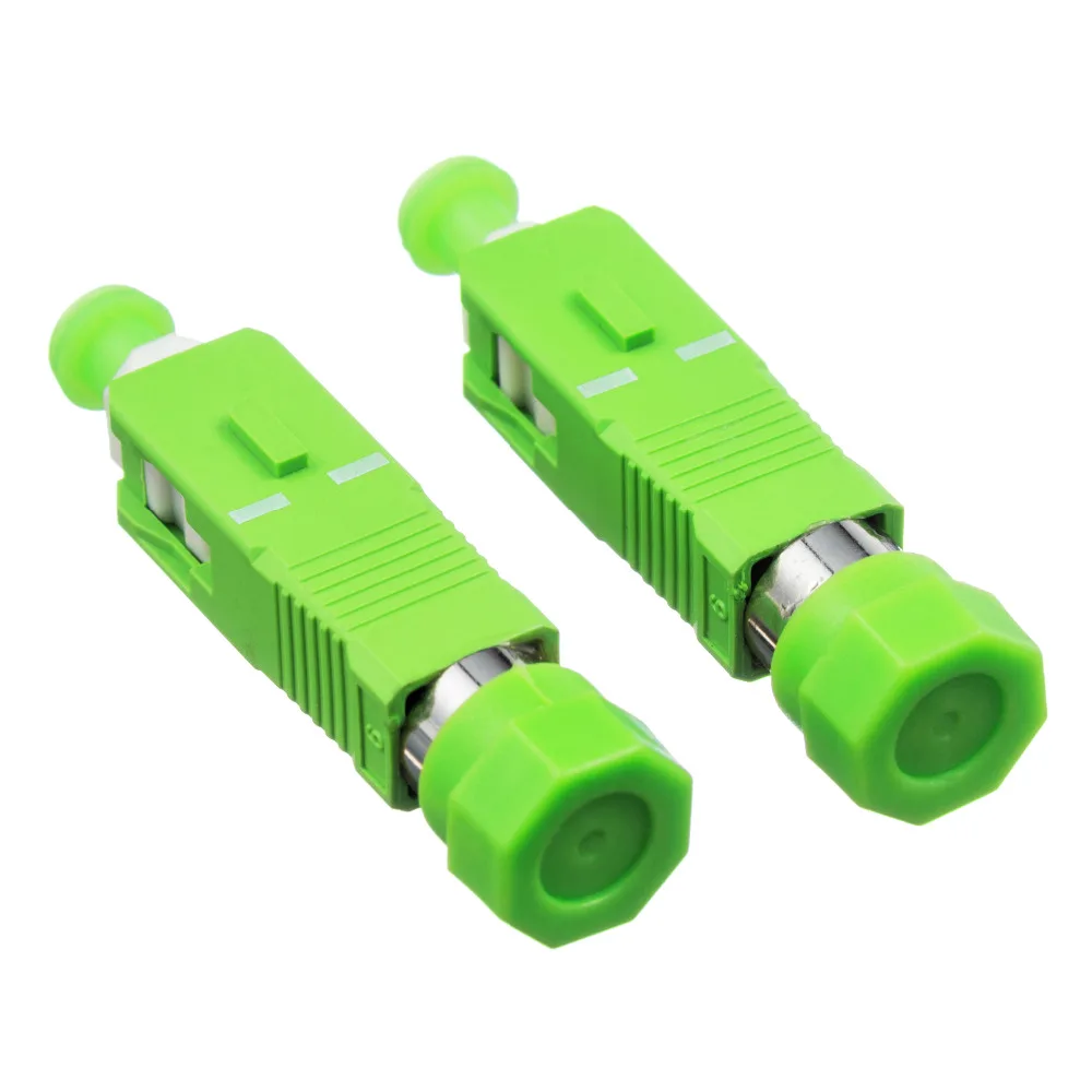 

2pcs FC Female to SC APC Male Fiber Optic Adapter Singlemode FC-SC Hybrid Optical Adaptor