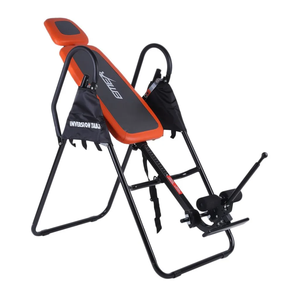 

Foldable Inversion Therapy Table Back Stretcher Machine Inverted Upside Down Stretching Exercise Home Workout Fitness Equipment