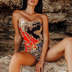 In-X Push Up Bikini 2019 Estampado de Corte Alto Una Pieza Traje de Baño sin Tirantes Mujer Bandeau Traje de Baño Sexy Traje de Baño Monokini Mujer In-X Push Up Bikini 2019 Estampado de Corte Alto Una Pieza Traje de Baño sin Tirantes Mujer Bandeau Traje de Baño Sexy Traje de Baño Monokini Mujer
