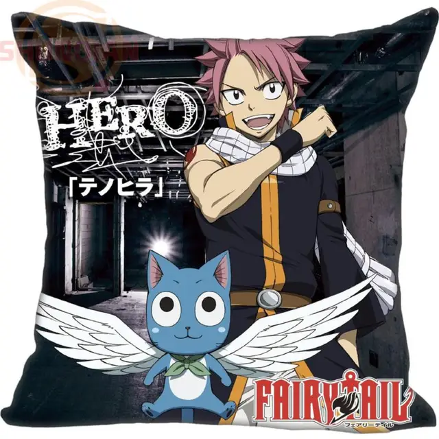 Japanese Manga Series Fairy Tail Pillowcase Custom Zippered Pillow Cases Pillow Case Zippered Pillow Casecustom Pillow Case Aliexpress