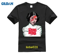 

GILDAN PRINCESS LEIA T-SHIRT S-2XL PARODY FUNNY DAVID BOWIE JEDI STORMTROOPER Summer Tops Tees T Shirt Top Tee