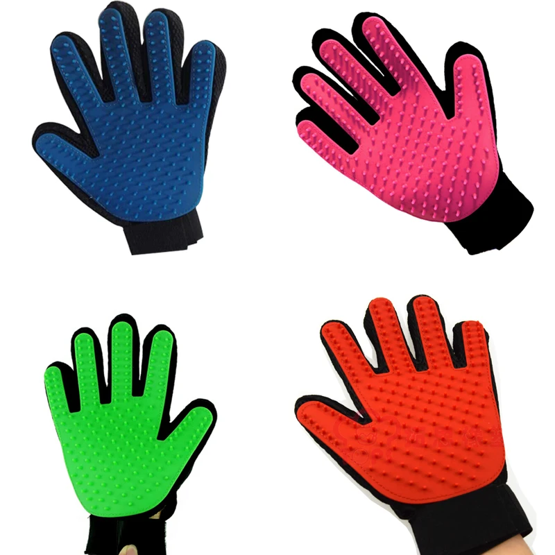 1 set Pet Dog Hair Brush Glove For Pet Cleaning Massage Grooming Comb