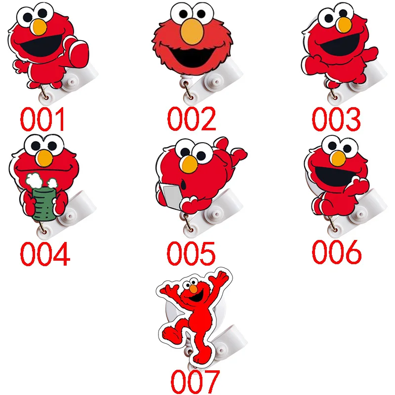 

20 Pcs Acrylic kawaii Nurse Id Card Holder Retractable Id Badge Holder Badge Reel Cute 2019 New Badge Clip Retractable for Work