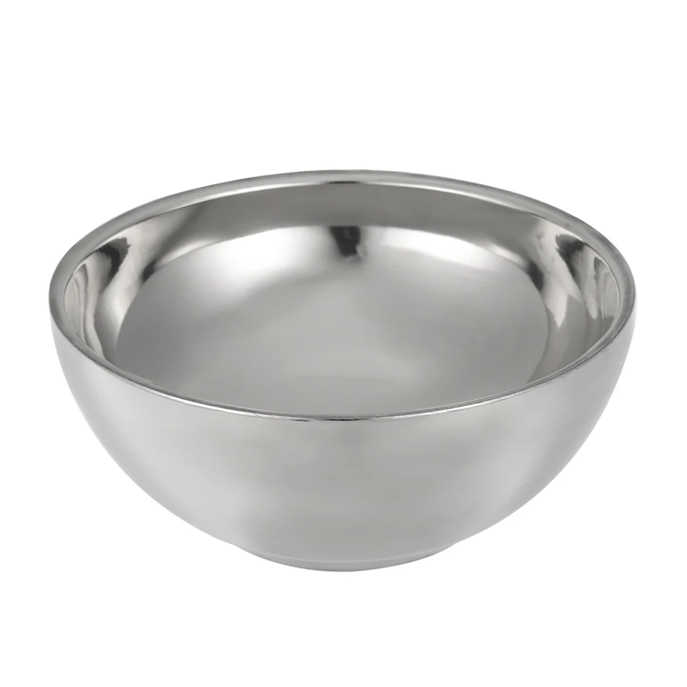 

Stainless Steel Men's Shaving Bowl Mug Wide Bowl Rim Barber Male Face Cleaning Soap Mug Shaving Brush Cup Shave Tool