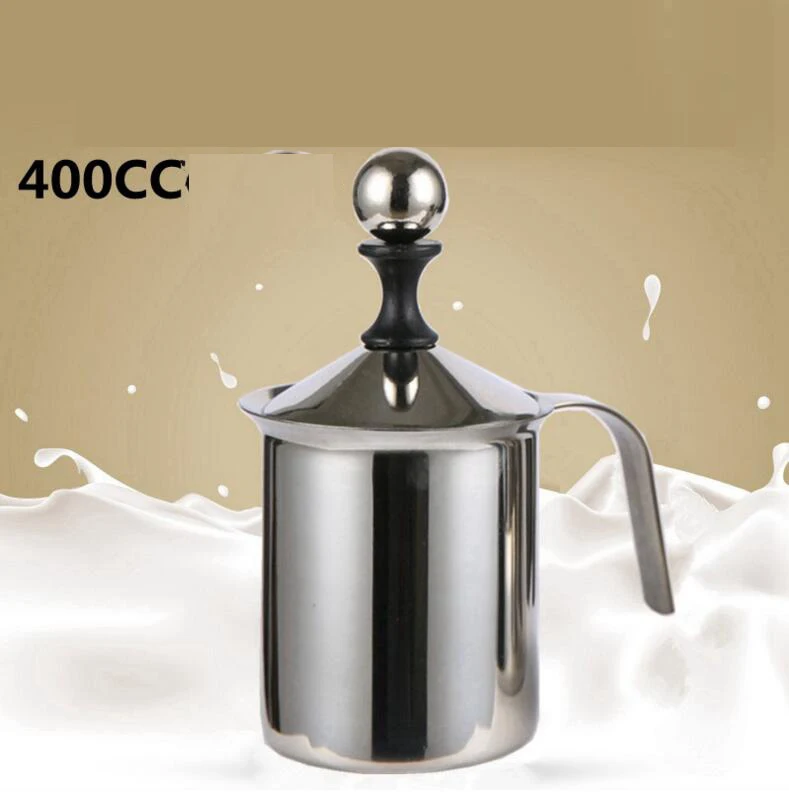 

Milk Bubble Machine Japan Brand 304 stainless cappuccino machine. manual coffee milk foam maker DIY Coffee cooking tool.